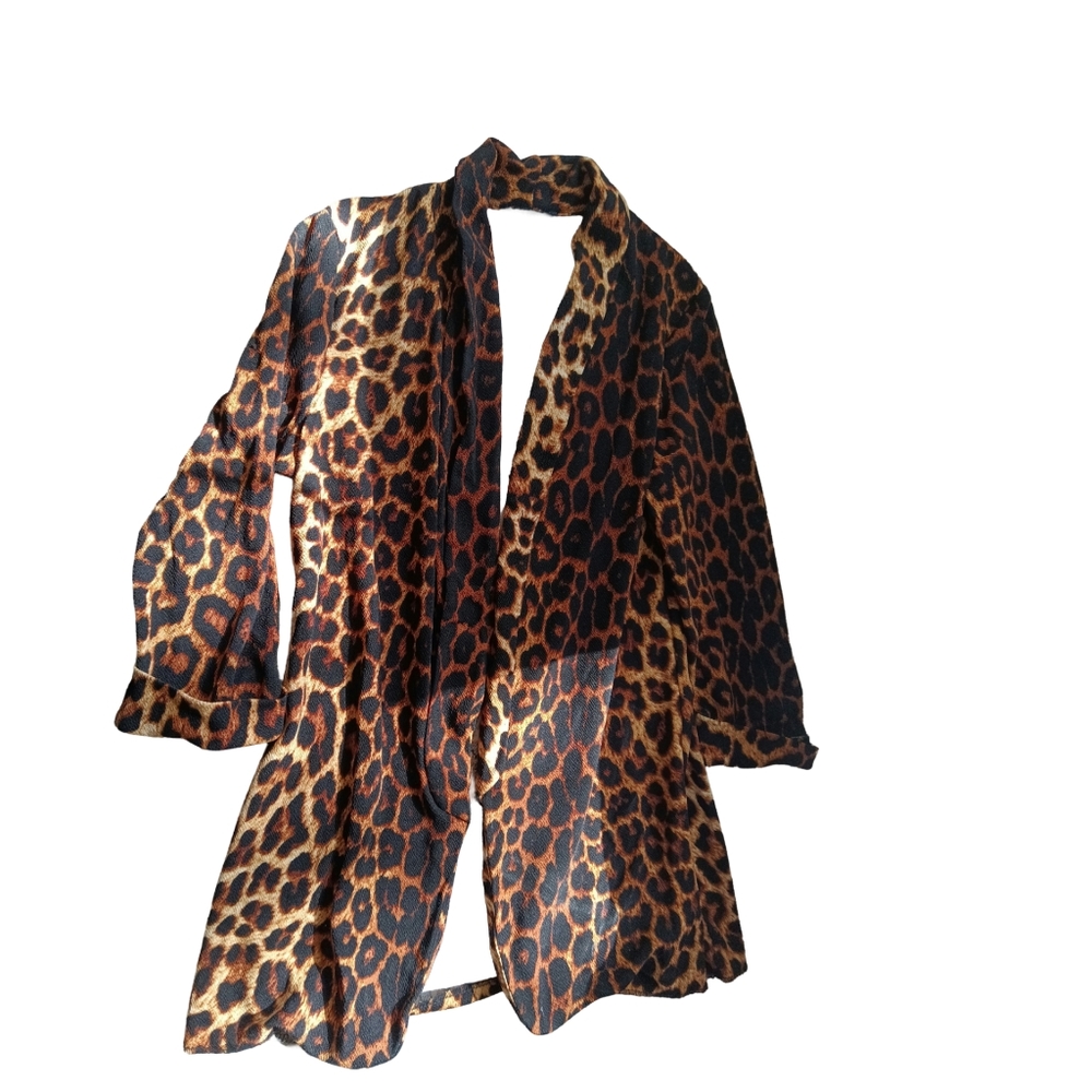 Jaguar/Cheetah print blazer jacket